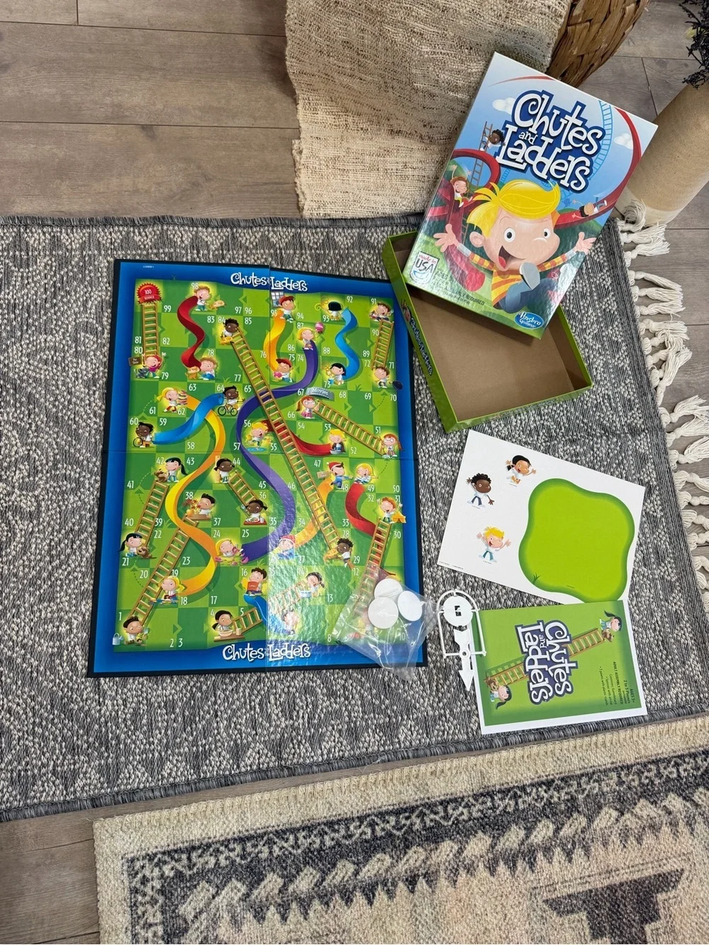 New Hasbro Chutes and Ladders Family Children’s Board Game Brand New